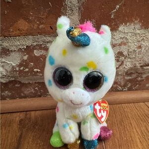 Ty Beanie Boos™ Harmonie White Speckled Unicorn, Regular